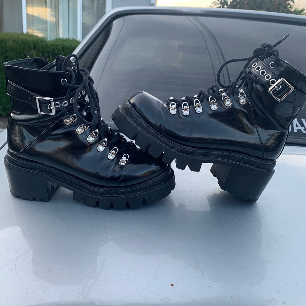 Jeffry Campbell boots Czech black box boots 😍❤️